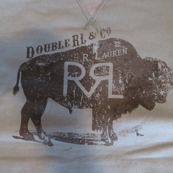 Polo Ralph Lauren Men's Double RL Ranch Logo Buffalo Fleece Sweatshirt - Picture 5 of 11